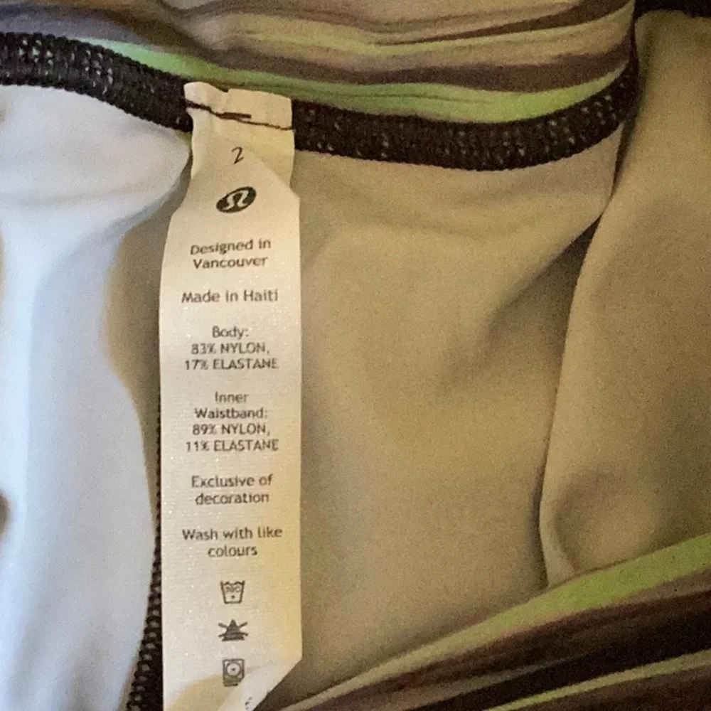 NWT Lululemon Size 2 Base Pace‎ HR Tight 25”